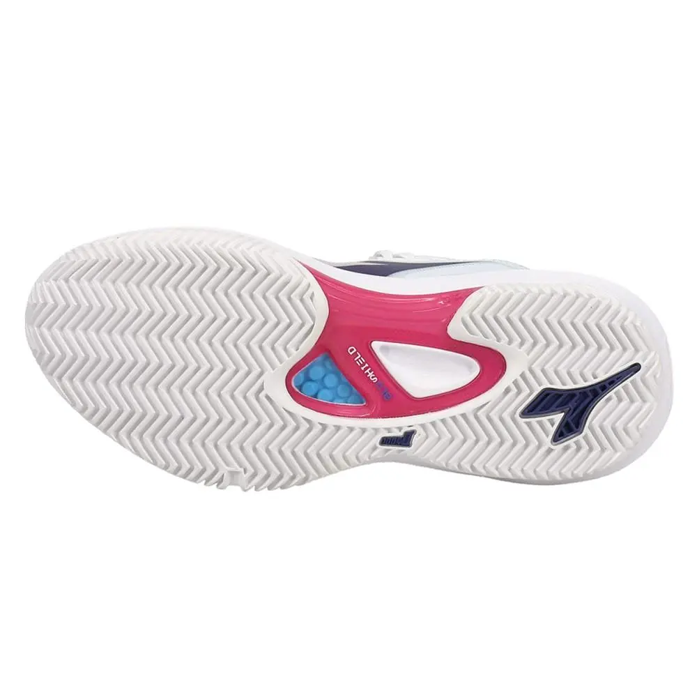 Diadora shoes - diadora Speed Blushield Fly 4 Plus Clay Tennis - 179508-D0257 - White (UPC: 193867934912) 3