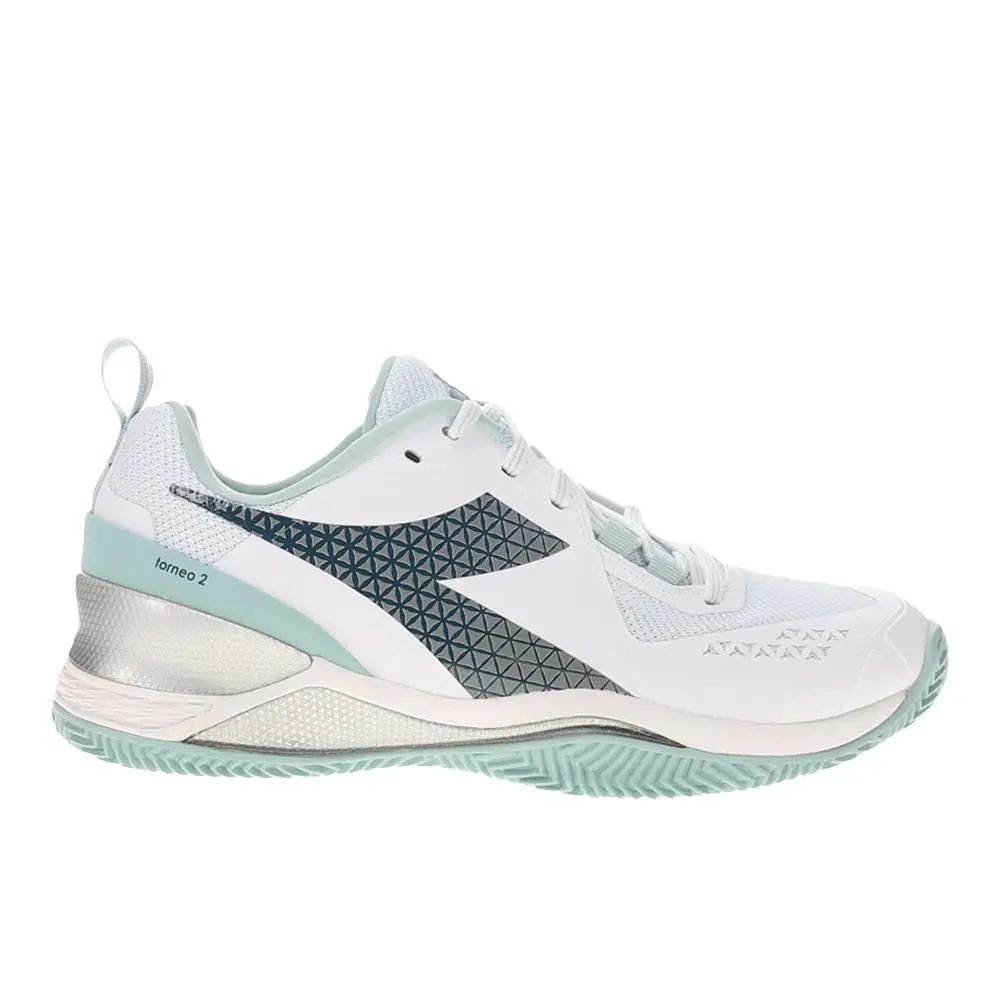 Diadora Blushield Torneo 2 Clay Tennis Womens Size 11.5 M Sneakers Athletic Sho
