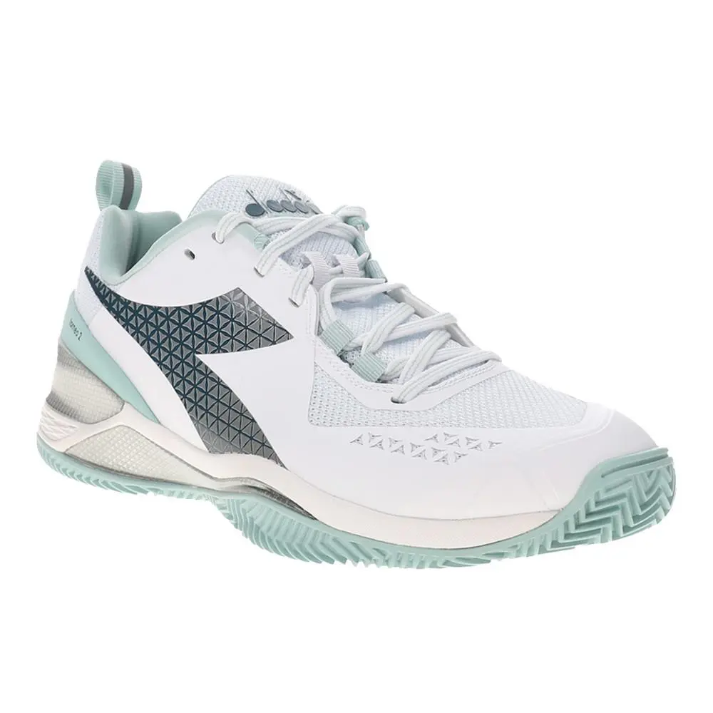 Diadora shoes - diadora Blushield Torneo 2 Clay Tennis - 179505-D0846 - Blue, White (UPC: 197020197954) 0