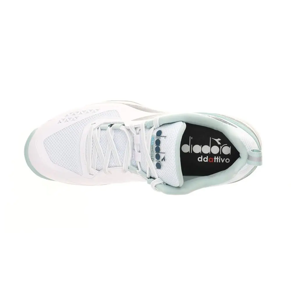 Diadora shoes - diadora Blushield Torneo 2 Clay Tennis - 179505-D0846 - Blue, White (UPC: 197020197954) 2