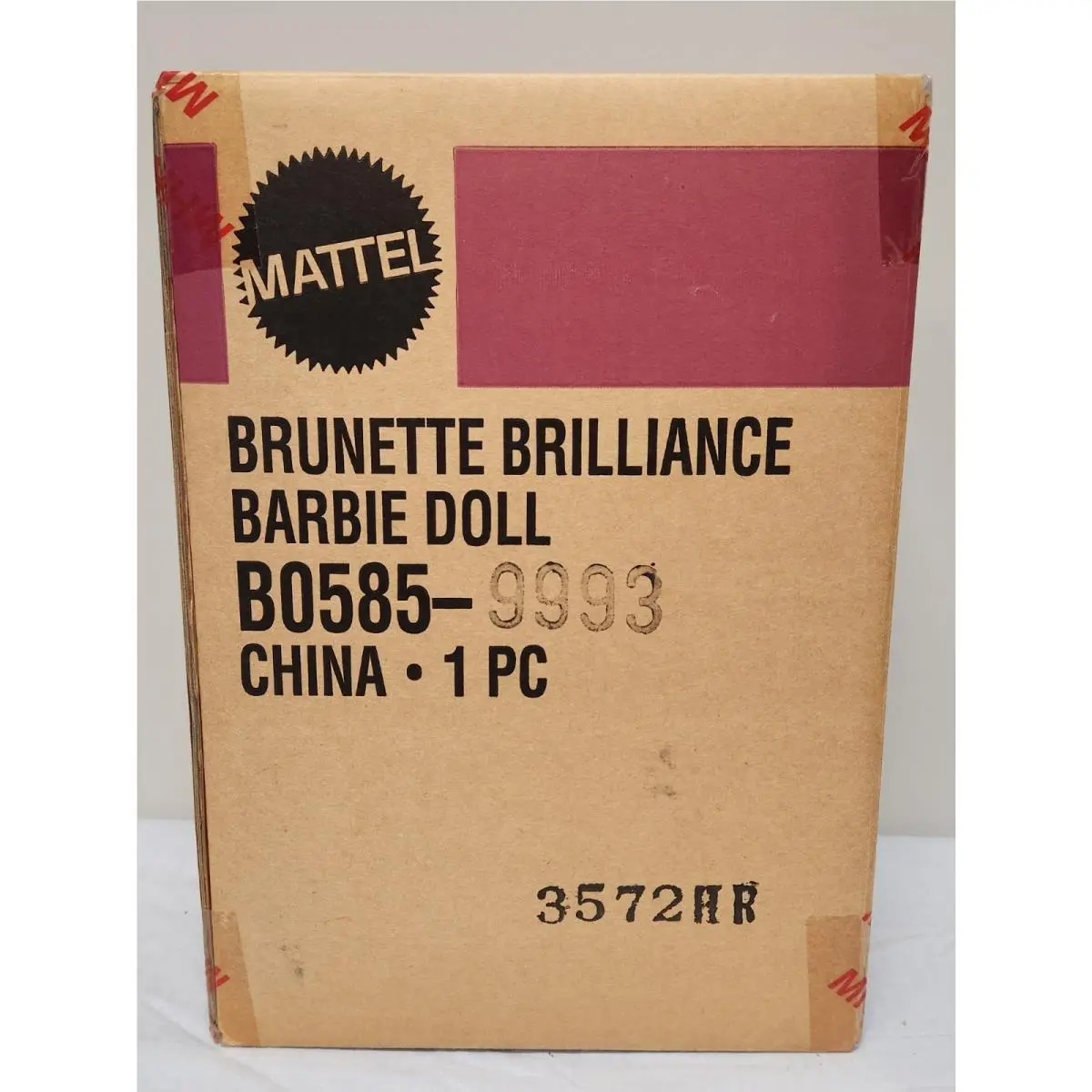 Brunette Brilliance Barbie Bob Mackie- Red Carpet Collection B0585 W/ Shipper