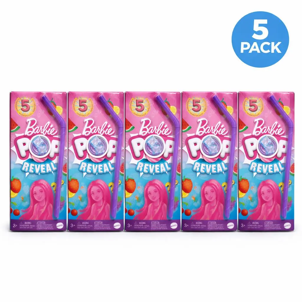 Barbie Pop Reveal Fruit Series Chelsea Doll with 5 Surprises 5 Pack