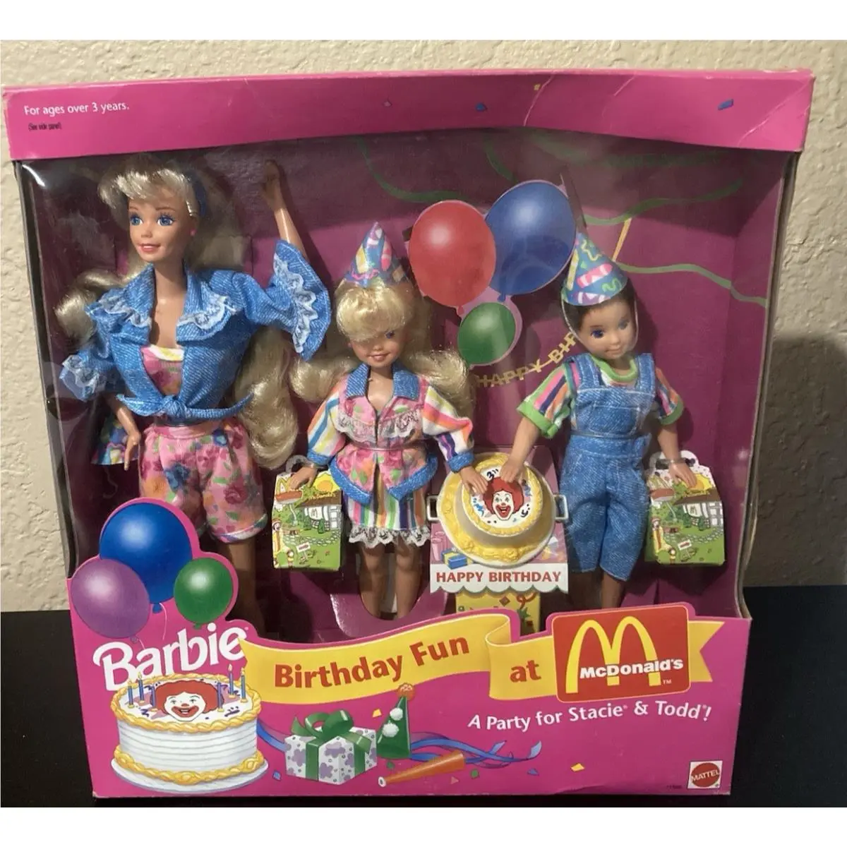Vintage Barbie Birthday Fun at Mcdonalds - A Party For Stacie Todd Nrfb