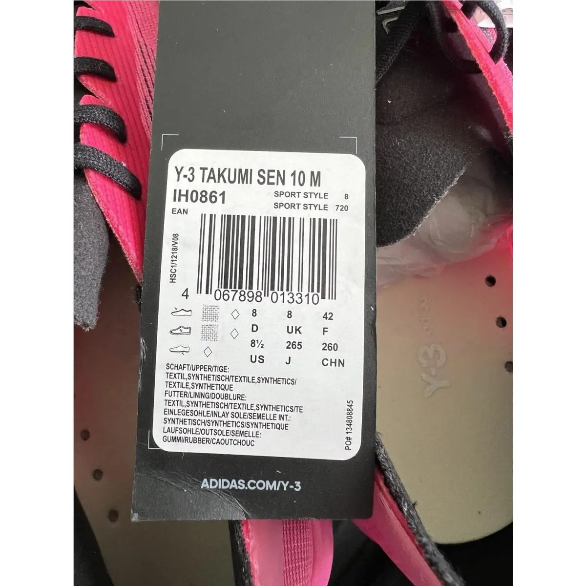 Adidas shoes - adidas adizero Takumi Sen - adizero Takumi Sen - IH0861 - Pink 8