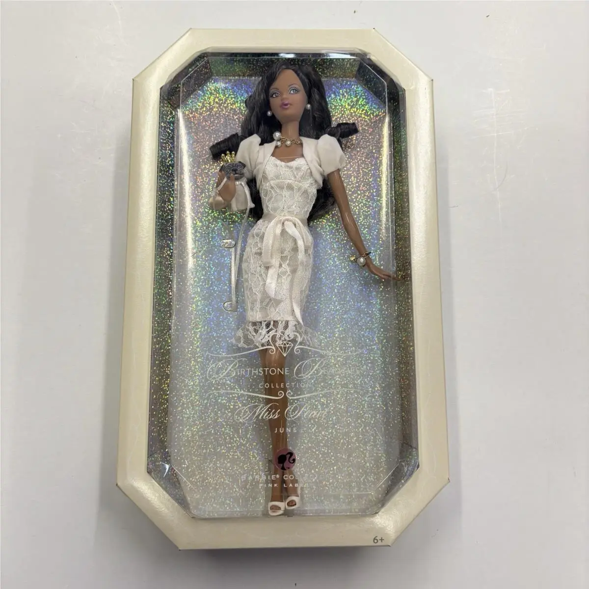 Miss Pearl Barbie Doll June Birthstone Beauties Collection Pink Label