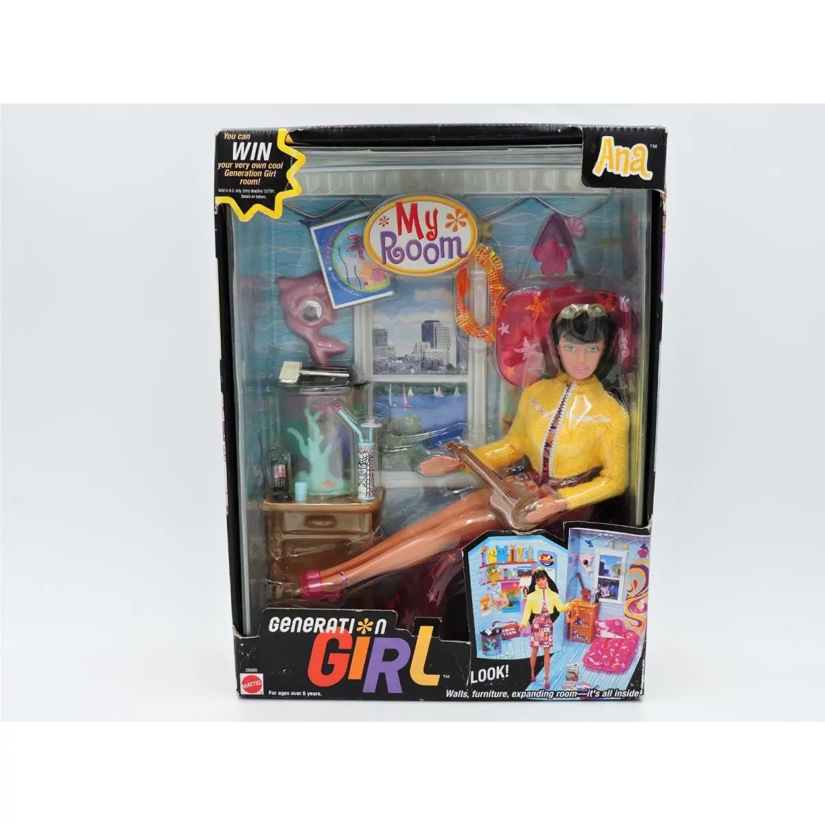 Generation Girl Ana Doll My Room 2000 Mattel Barbie Nrfb Brunette