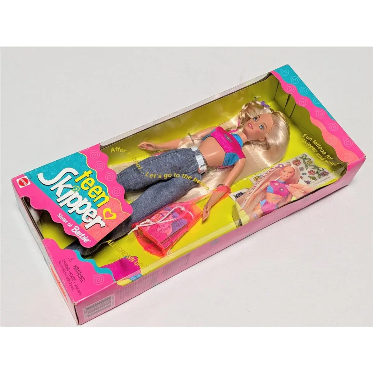 1996 Teen Skipper Doll Mattel 17351 All Grown Up Vintage Barbie Sister