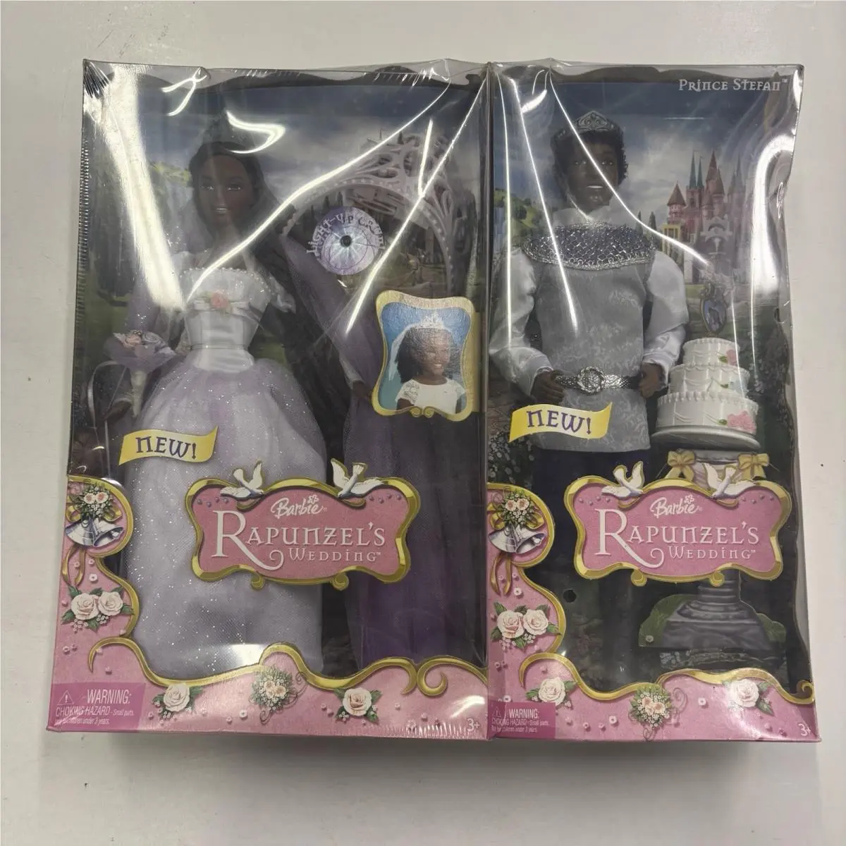 Vintage Black Barbie Rapunzel’s Wedding Princess Prince Stephan Dolls