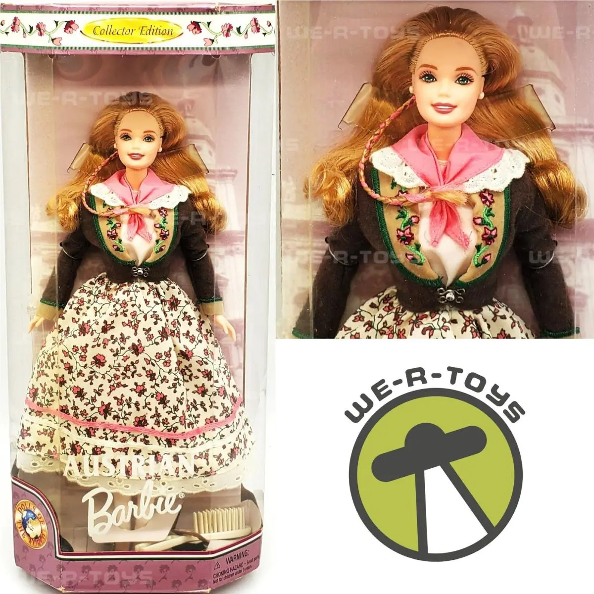 Austrian Barbie Dolls of The World Collector Edition 1998 Mattel 21553