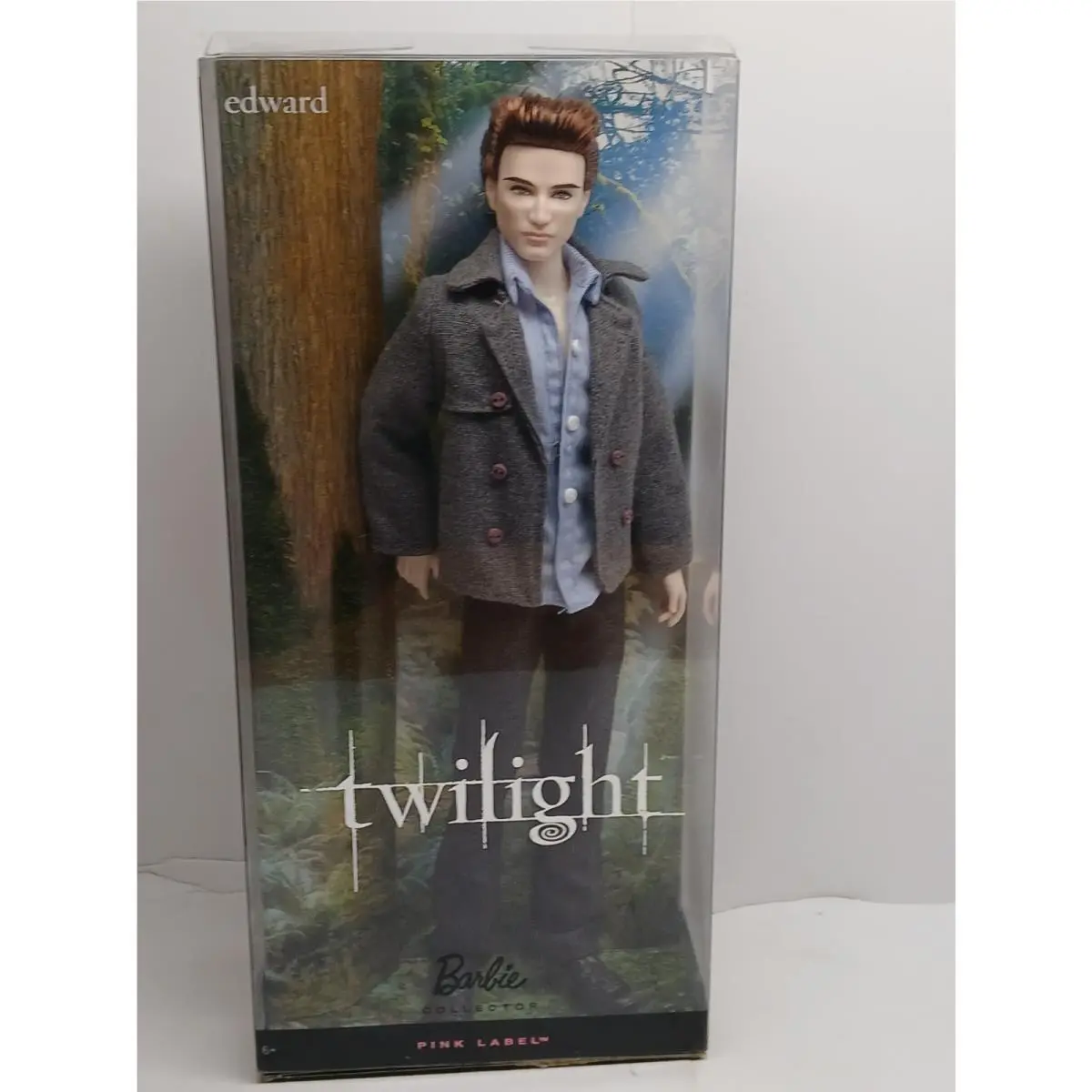 Pink Label Mattel Barbie Collector Doll Twilight Saga Movie Edward Vampires Boy