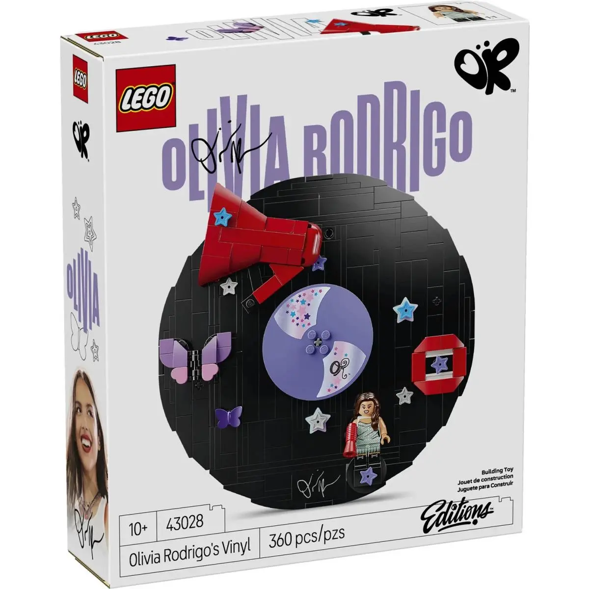 Lego® Music Editions Olivia Rodrigo’s Vinyl 43028 In Hand Ship Worldwide