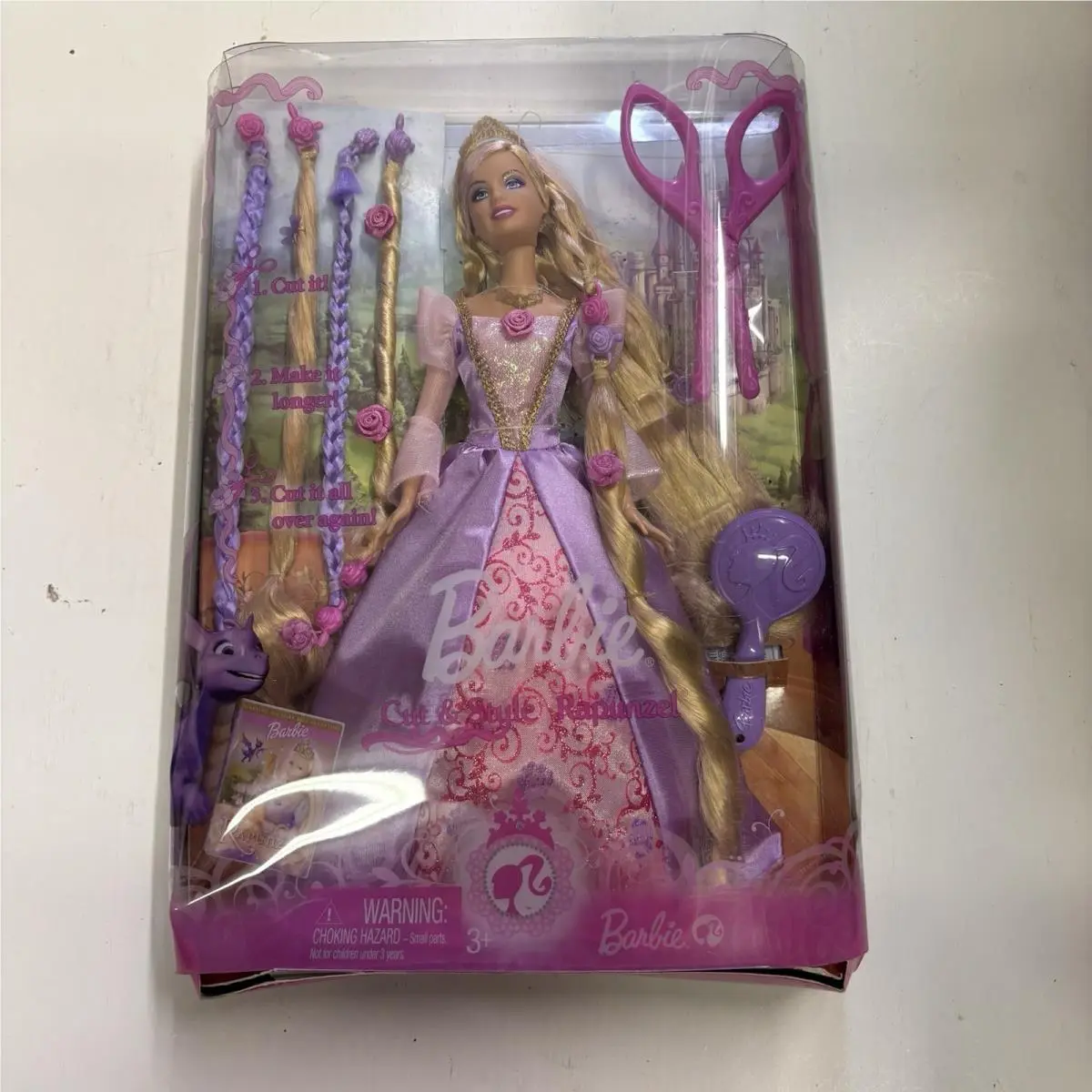 New_htf_barbie Cut Style Rapunzel Doll 2008_Original Owner
