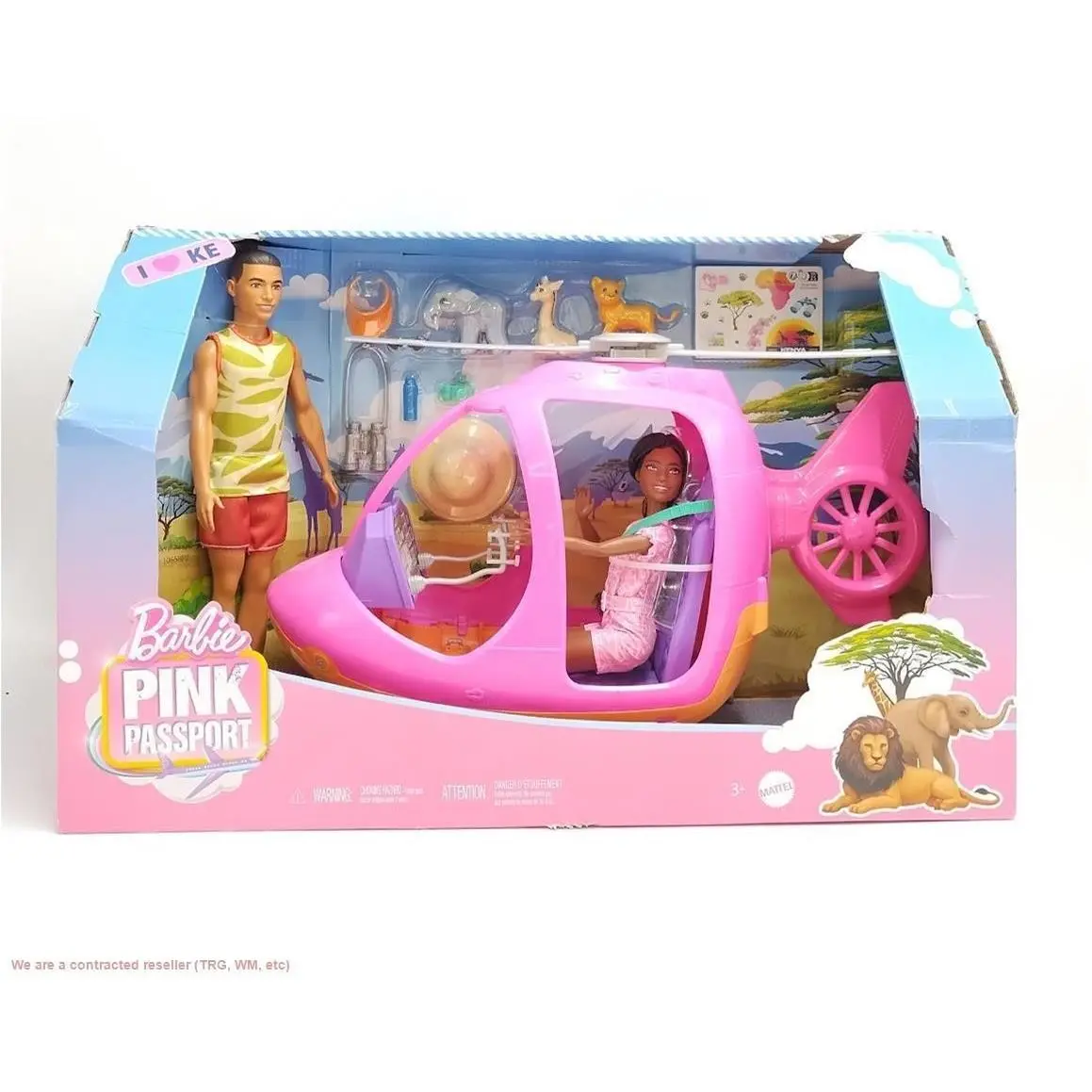 Barbie Pink Passport Kenya Adventure Dolls Playset See Details