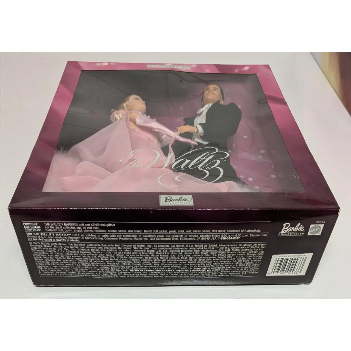 2003 The Waltz Barbie and Ken Giftset Doll Mattel B2655 Limited Edition