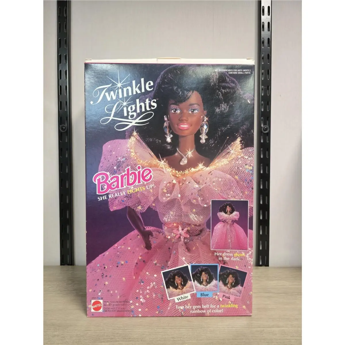 Vintage 1993 Twinkle Lights African American Barbie Doll 10521