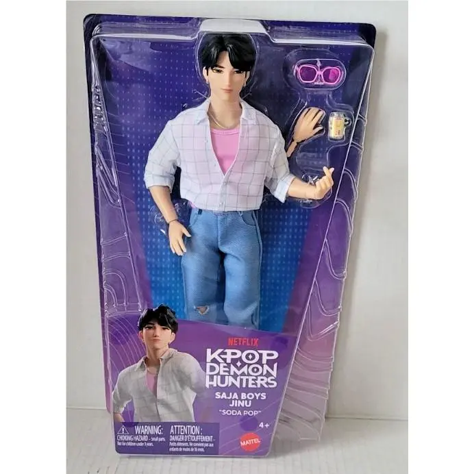 Kpop Demon Hunters Saja Boys Jinu Soda Pop Fashion Doll Accessories K-pop