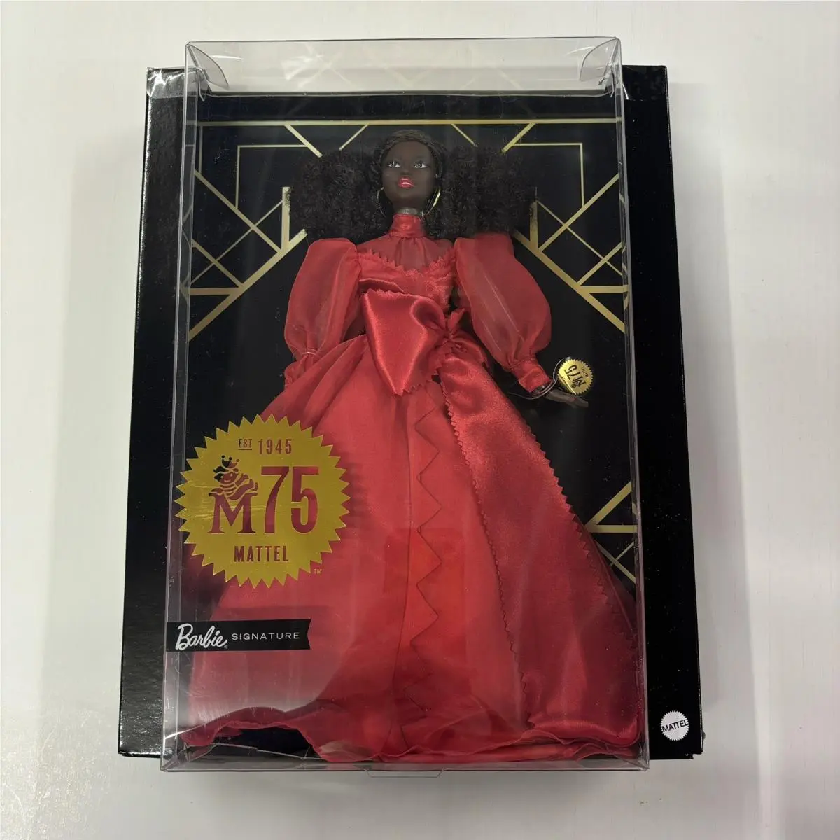 Barbie Mattel 75th Anniversary African American Doll 2020 Signature Collector
