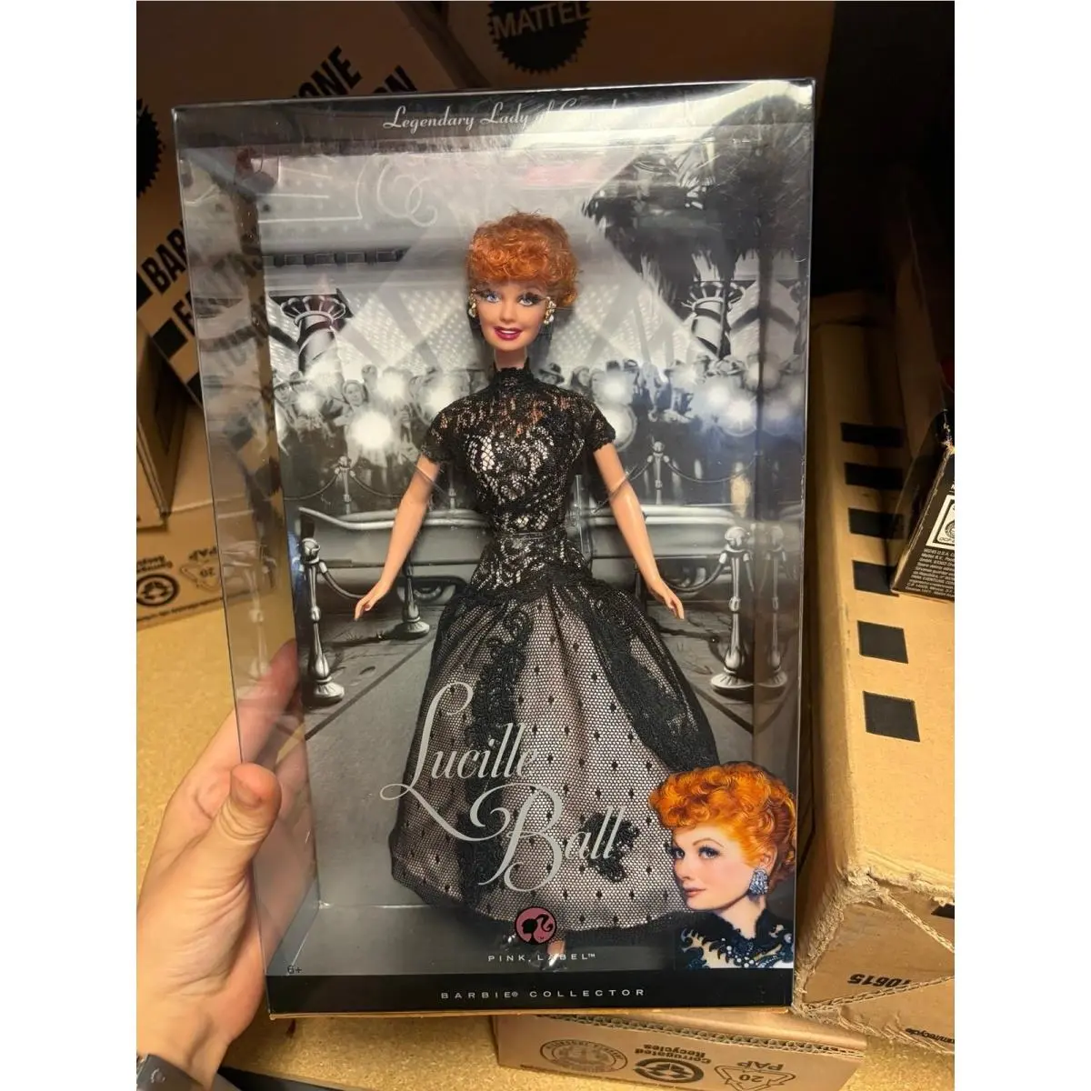 2008 Pink Label Lucille Ball I Love Lucy Barbie