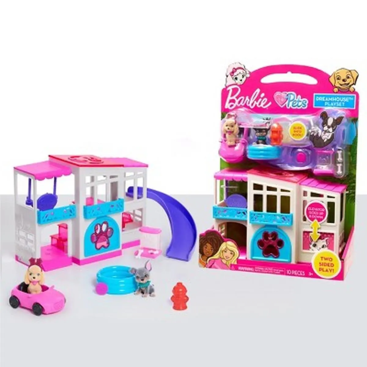 Barbie Pets Dreamhouse Playset - Animal Figure Doll Set