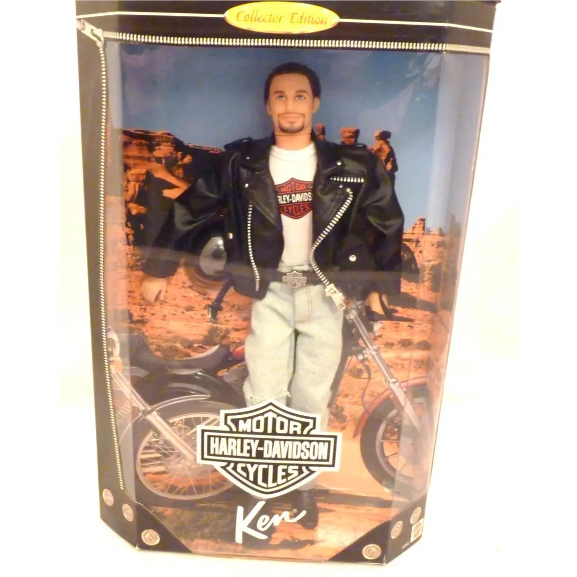 1998 Harley Davidson Ken First in Series Barbie Doll Collector Edition – Mib