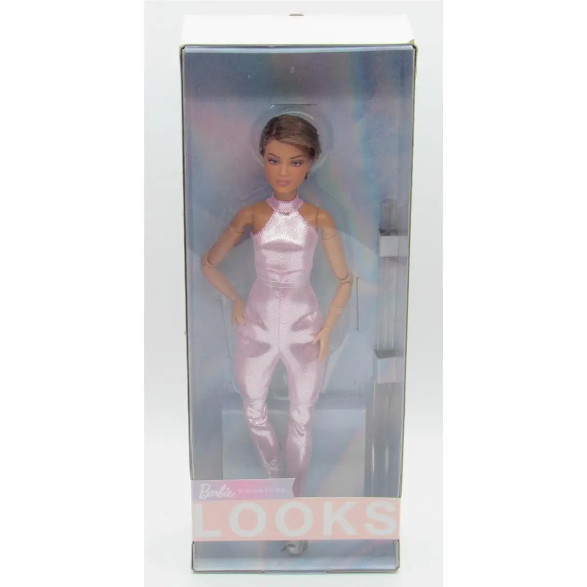 Barbie Signature Looks Barbie - Model 22 - Pink Sequin Jumpsuit Mattel 2023