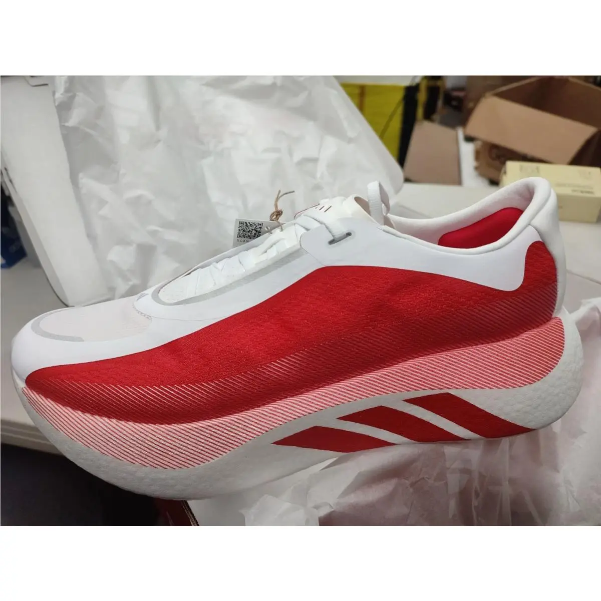 Adidas shoes - adidas Hyperboost Edge M - Hyperboost Edge - KI1913 - Red, White (UPC: 198324617681) 0