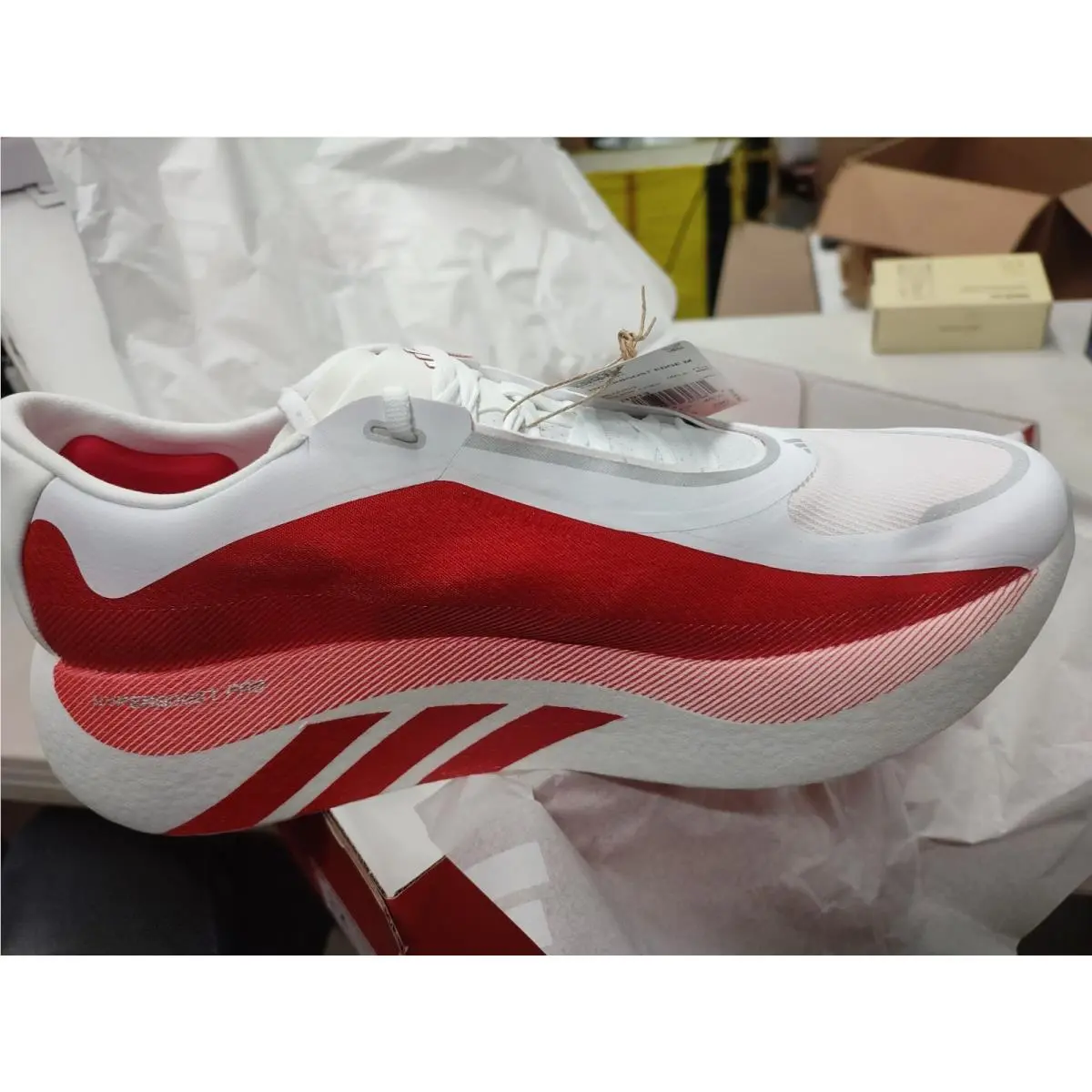 Adidas shoes - adidas Hyperboost Edge M - Hyperboost Edge - KI1913 - Red, White (UPC: 198324617681) 2