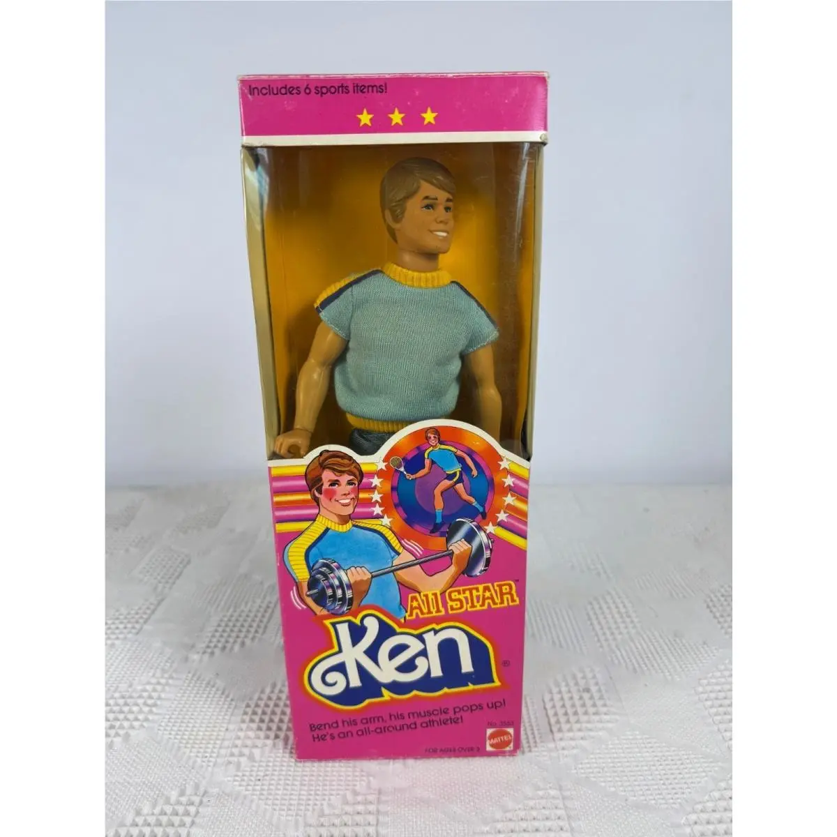 All Star Ken Doll 1981 By Mattel Includes 6 Sports Items Vintage Toy 3553