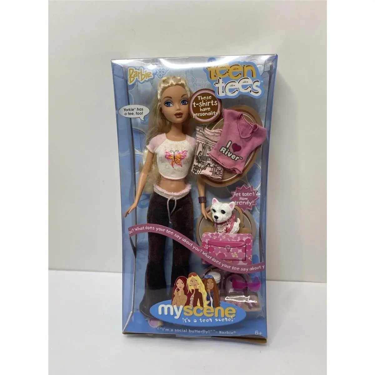 My Scene Teen Tees Barbie Fashion Doll Dog Accessories 2004 Mattel
