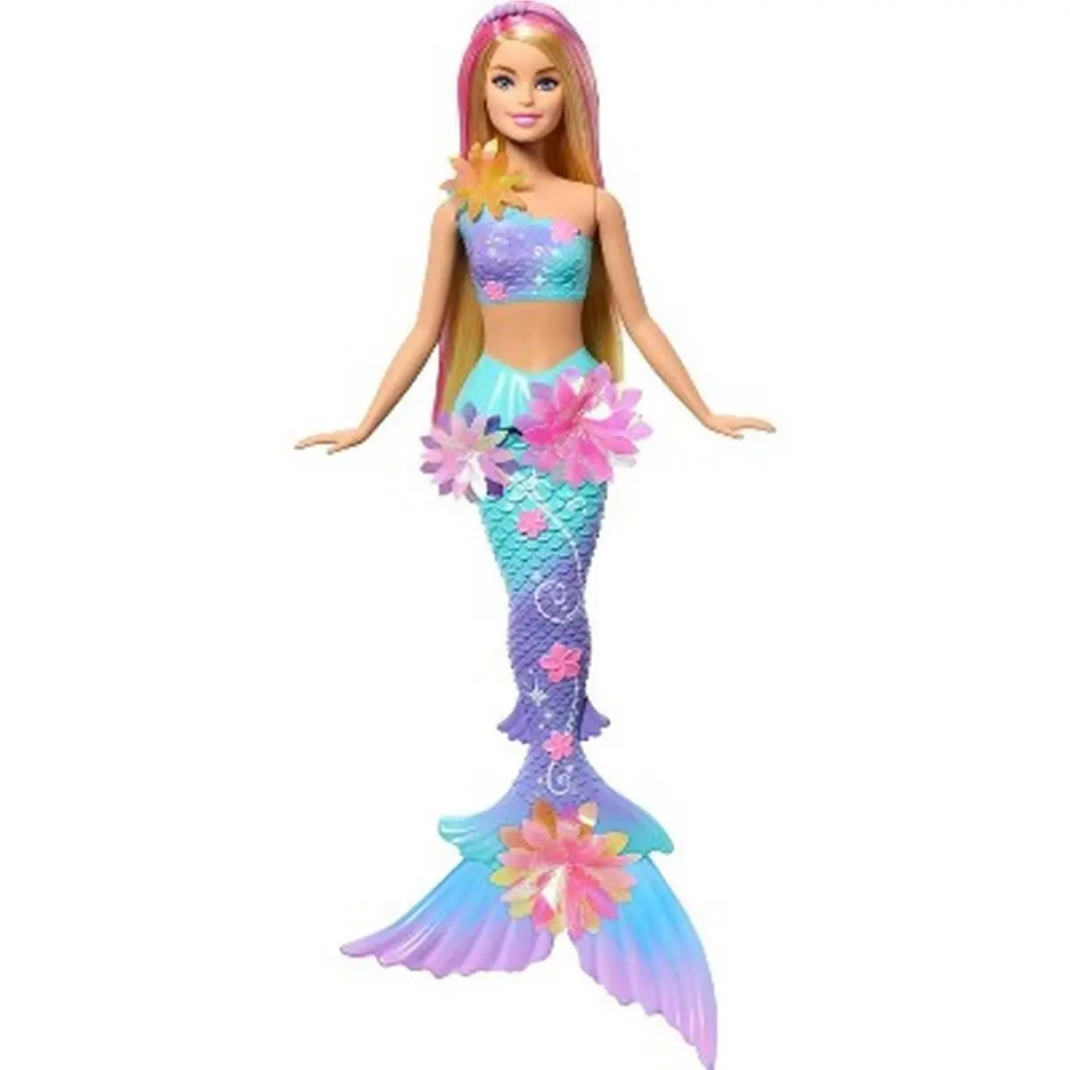 Barbie Flower Magic Mermaid Doll with Blooming Flowers Feature
