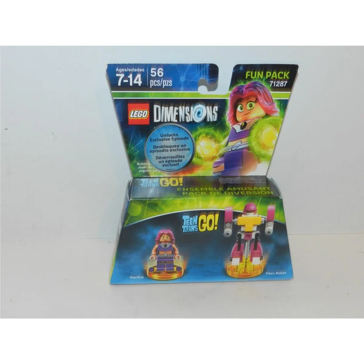 Lego Dimensions Fun Pack 71287 Starfire Titan Robot Teen Titans Go