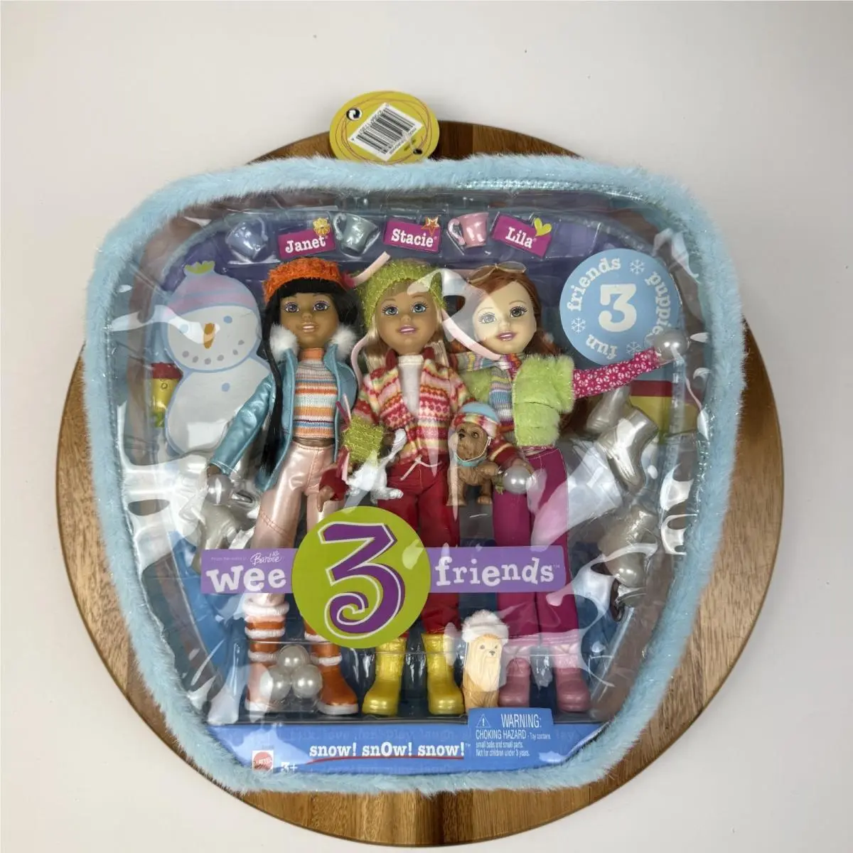Mattel Barbie Wee 3 Friends Sonw Snow Snow Toy Dolls