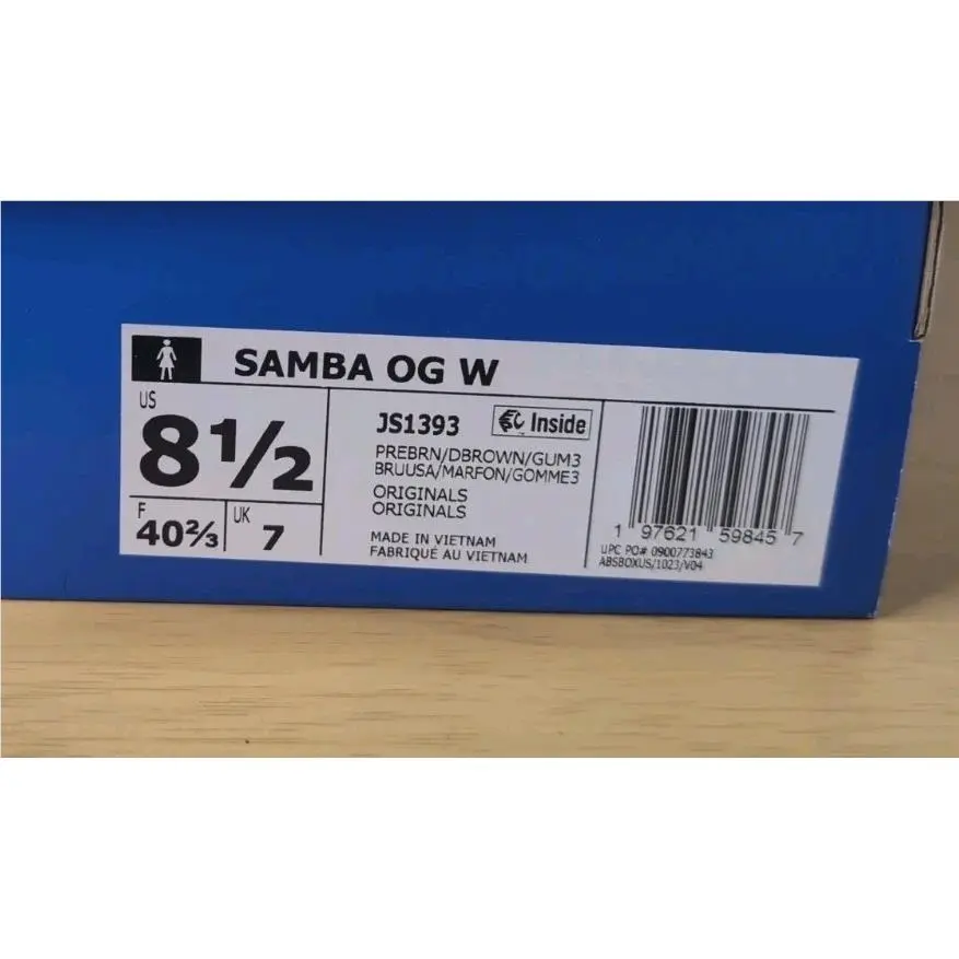 Adidas shoes - adidas Samba - Samba - JS1393 - Brown 6