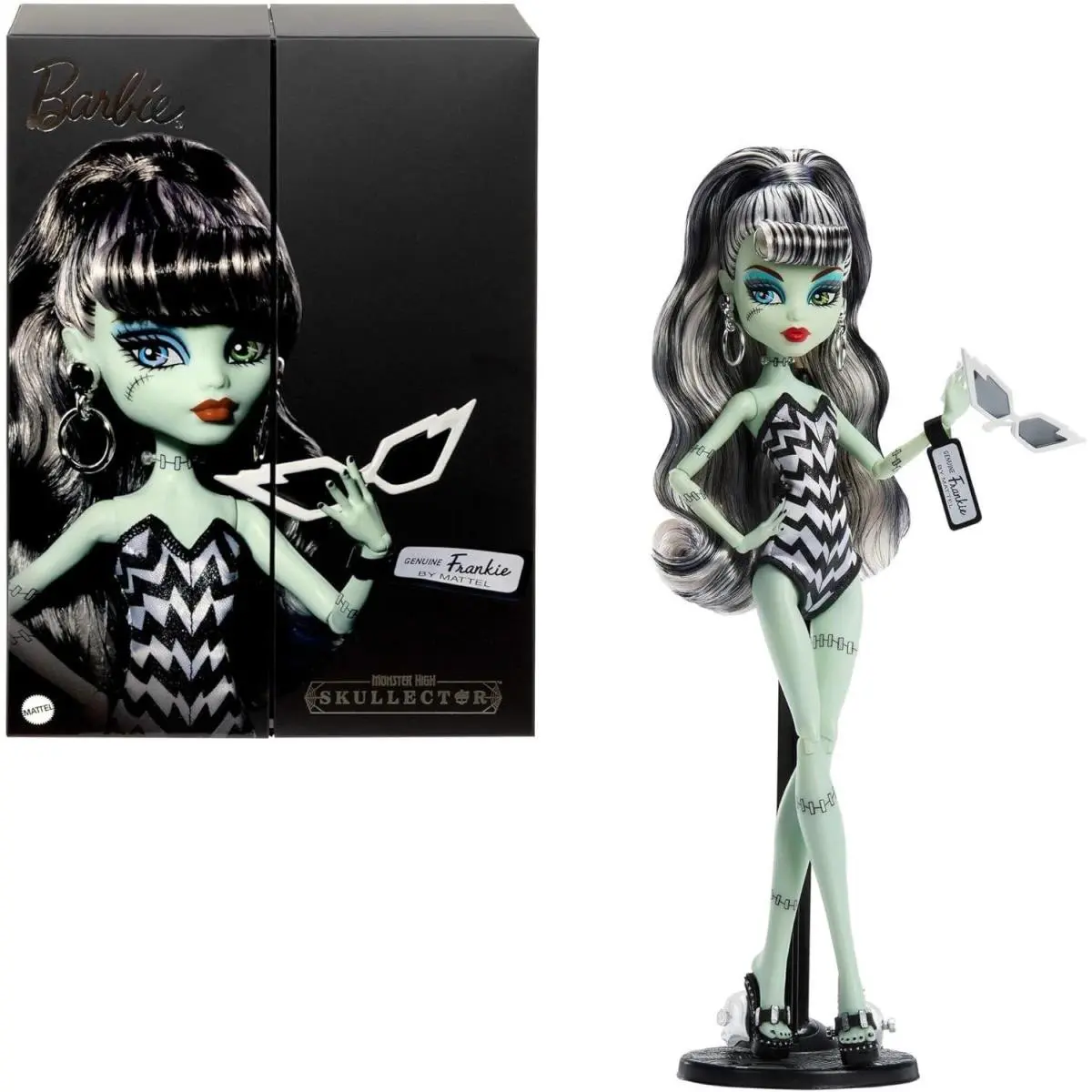 Monster High Skullector Barbie Frankie Stein Fashion Doll Mattel