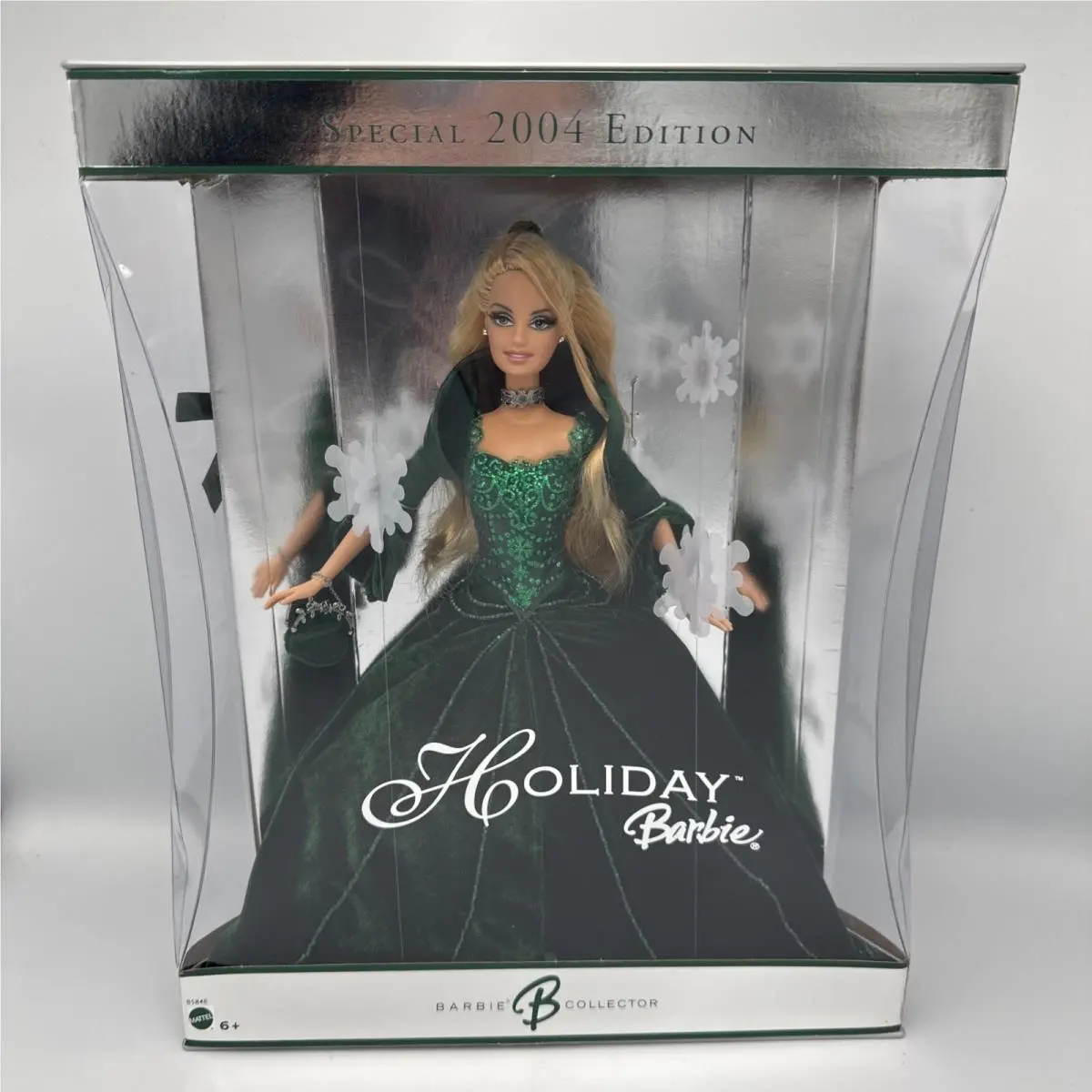 Barbie Holiday 2004 Special Edition Green Velvet Gown Collector Doll