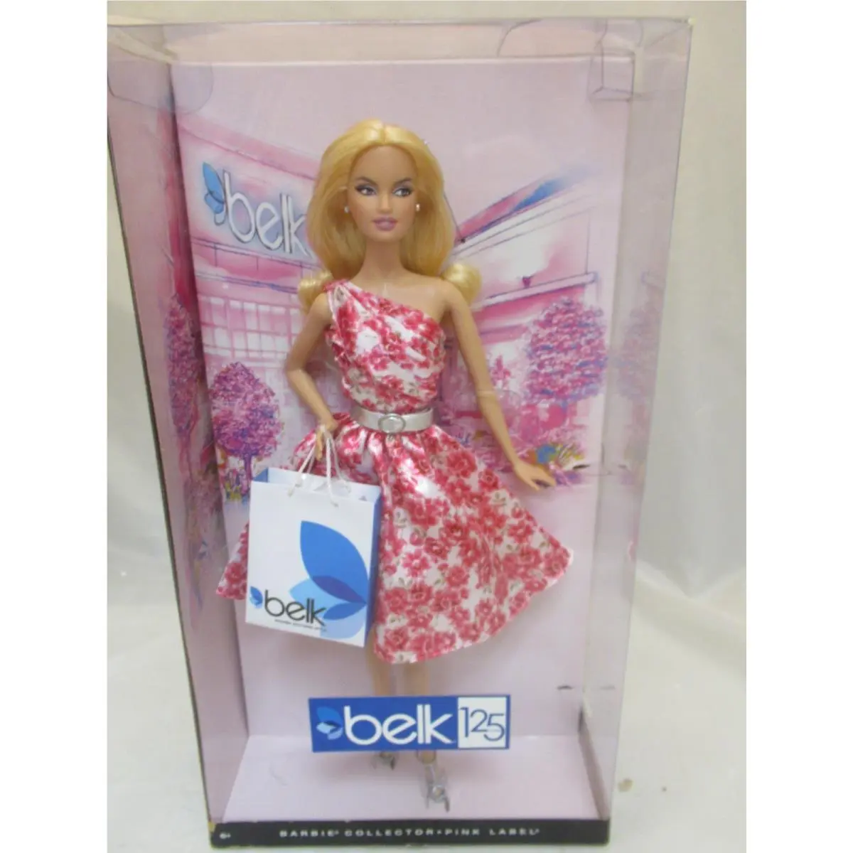 2012 Pink Label Collector Edition Belk 125 Anniversary Barbie Doll - Mib Nrfb