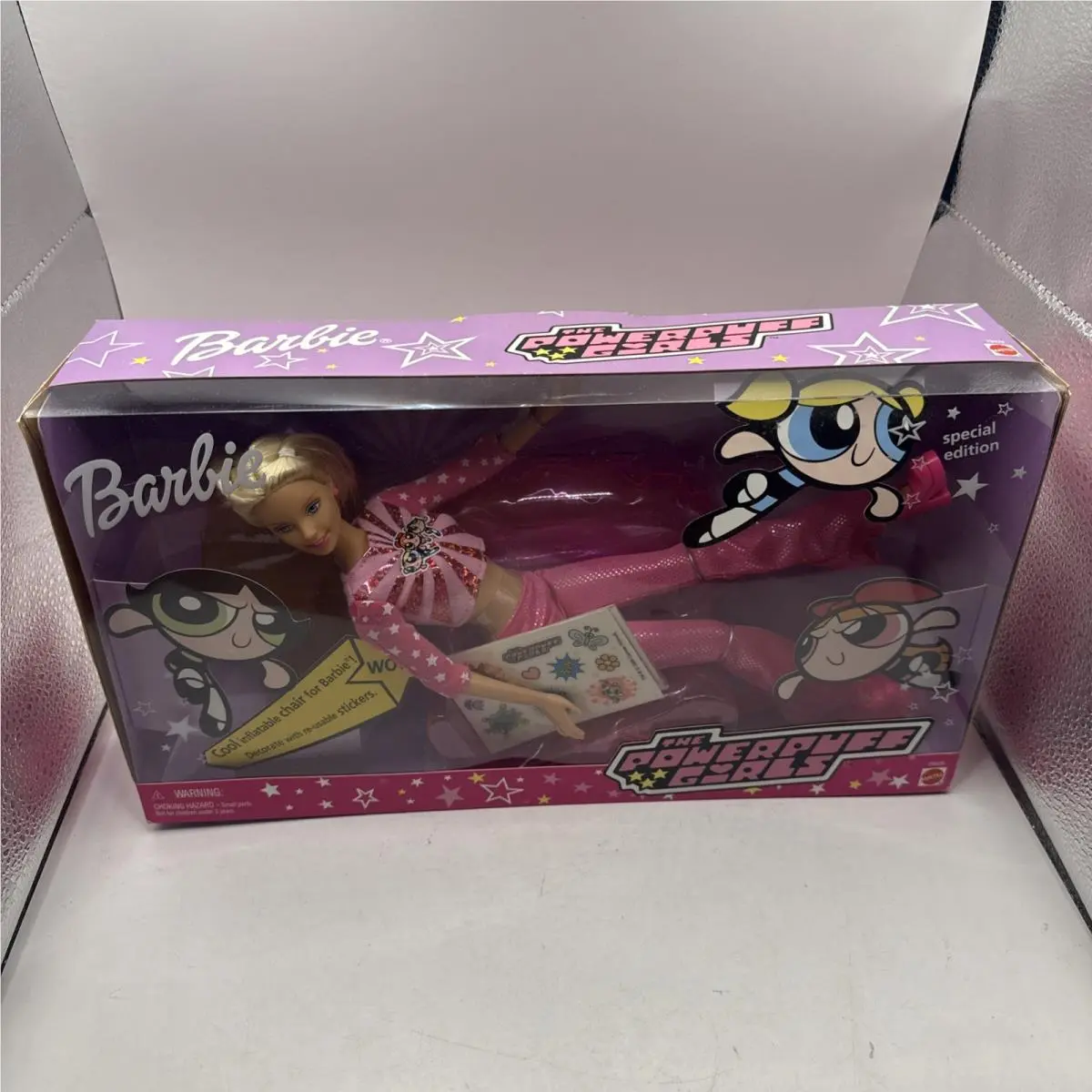 Barbie The Powerpuff Girls Special Edition with Stickers Chair 2000 Mattel