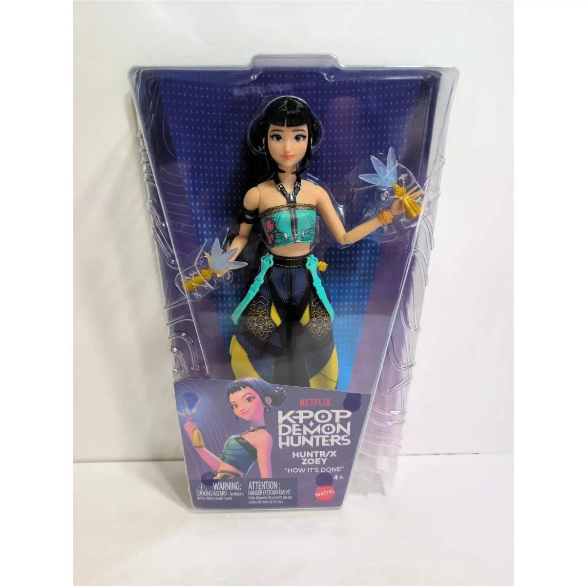 Kpop Demon Hunters Huntr/x Zoey How It`s Done Fashion Doll Mattel Netflix
