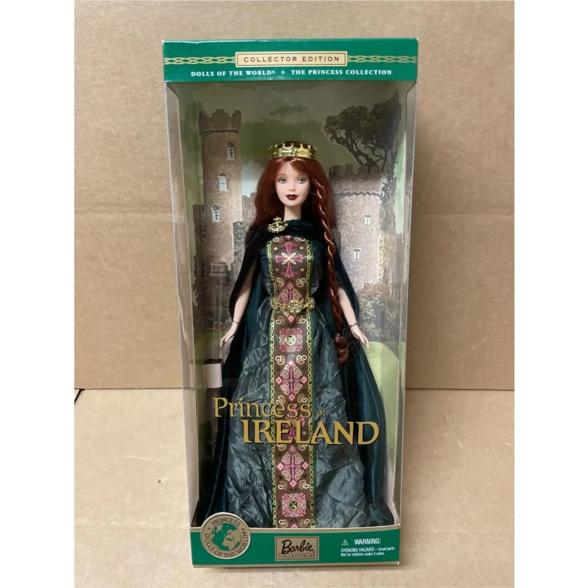 Barbie Doll - Princess Ireland - Collector Edition World Vintage Mattel 2001