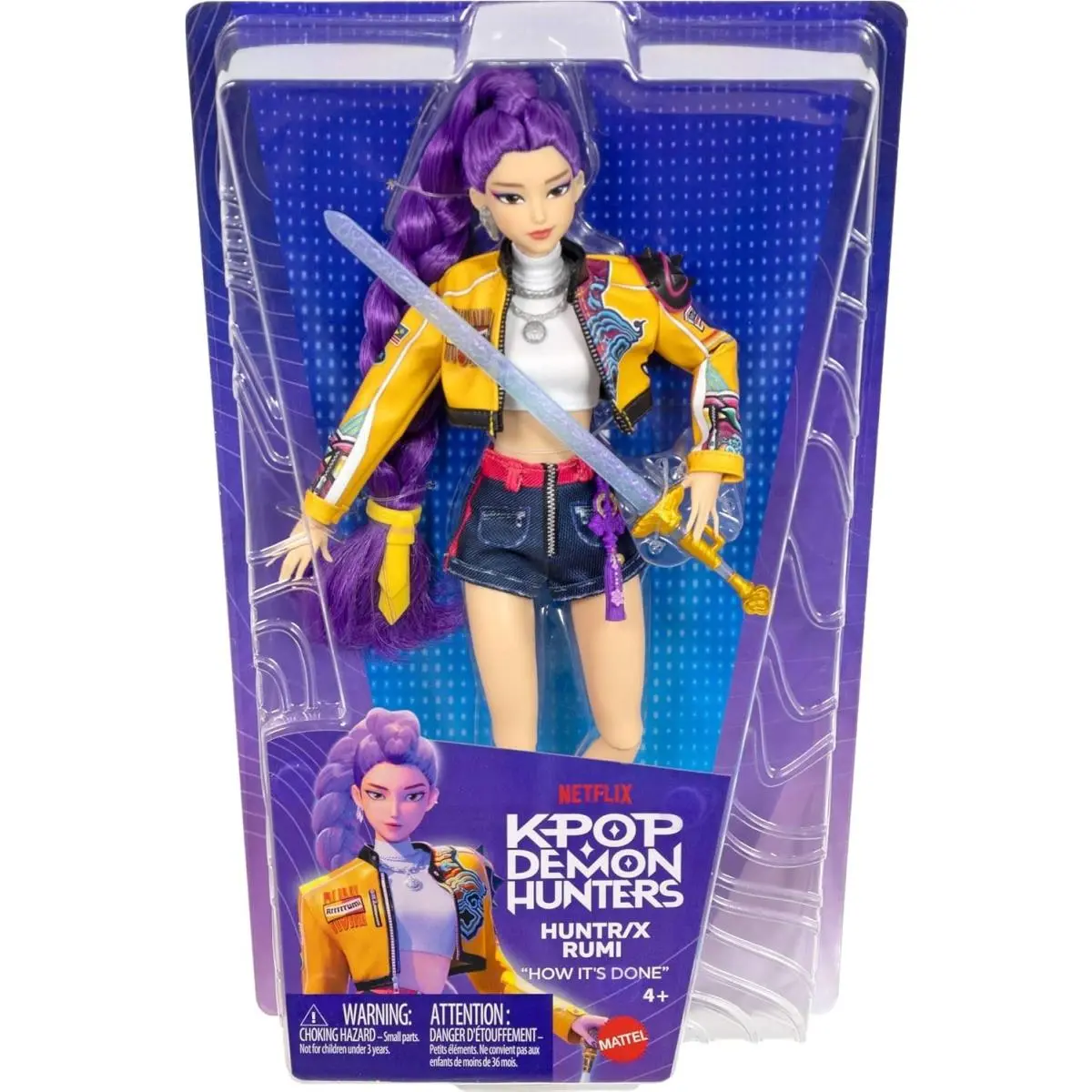 Mattel Kpop Demon Hunters Huntr/x Rumi Fashion Movie Doll How It’s Done Netflix