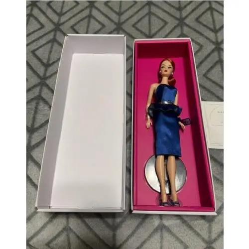 2024 Nrfb Barbie Sapphire Sophisticate Redhead Platinum Label Convention Doll