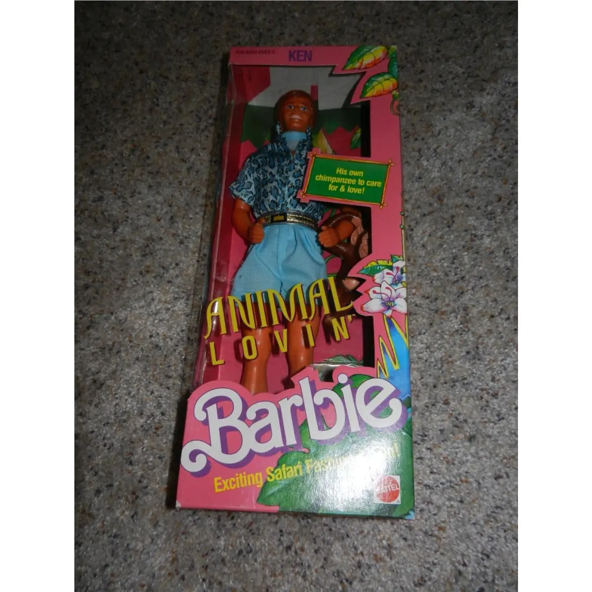1980`S Animal Lovin` Barbie Boyfriend Ken Nrfb 1351