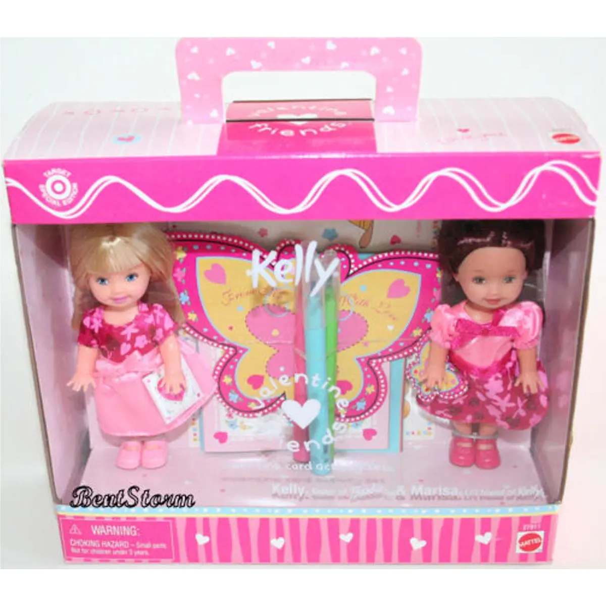 2000 Barbie Doll Activity Set Kelly Marisa Valentine Friends Target SP ED Nrfb