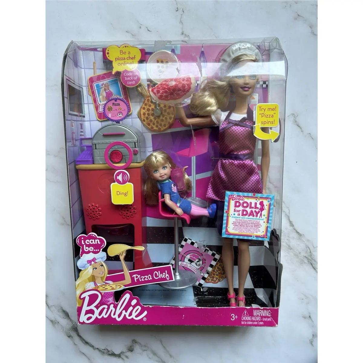 Mattel 2009 I Can Be A Pizza Chef Barbie Doll
