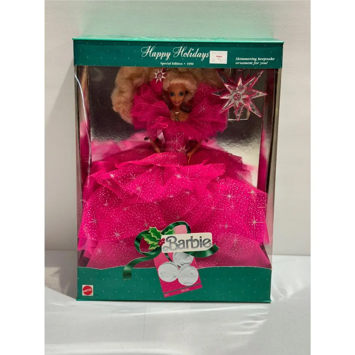 Factory Misprint Happy Holidays Special Edition 1990 Barbie Doll