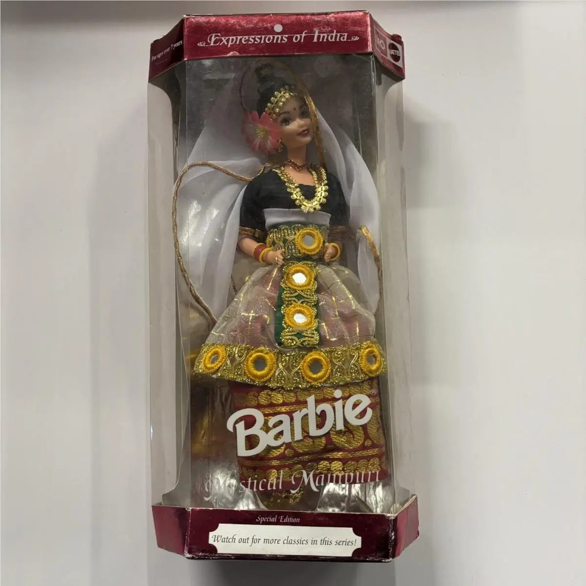 Vintage 1997 Expressions OF India Mystical Manipuri Barbie Rare