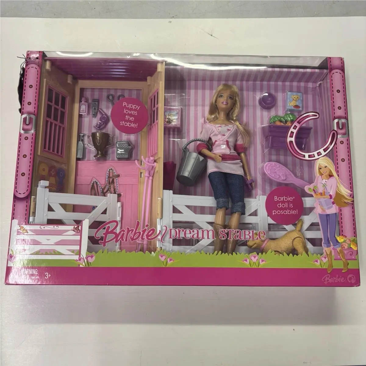 Barbie 2007 Me My Horse Dream Stable Playset Posable Doll Mattel L9709