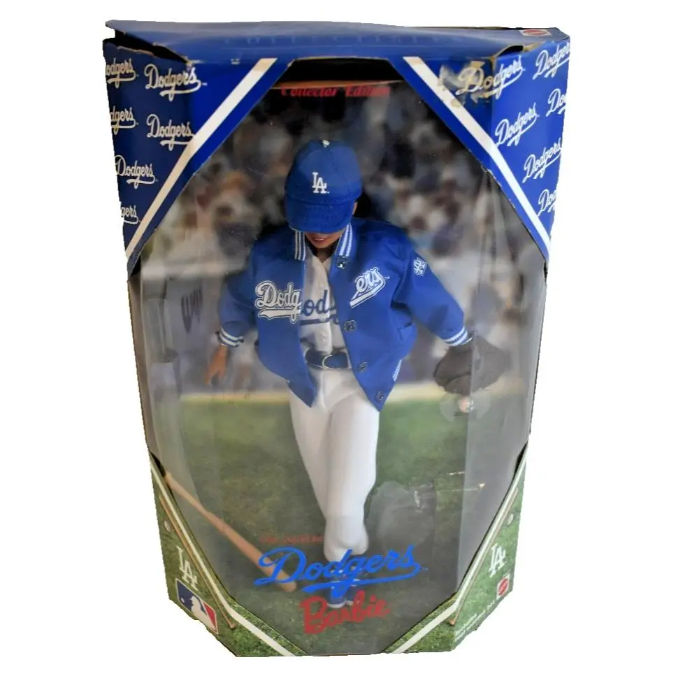Barbie L.a. Dodgers Collector Edition African American Doll 1999 Mattel