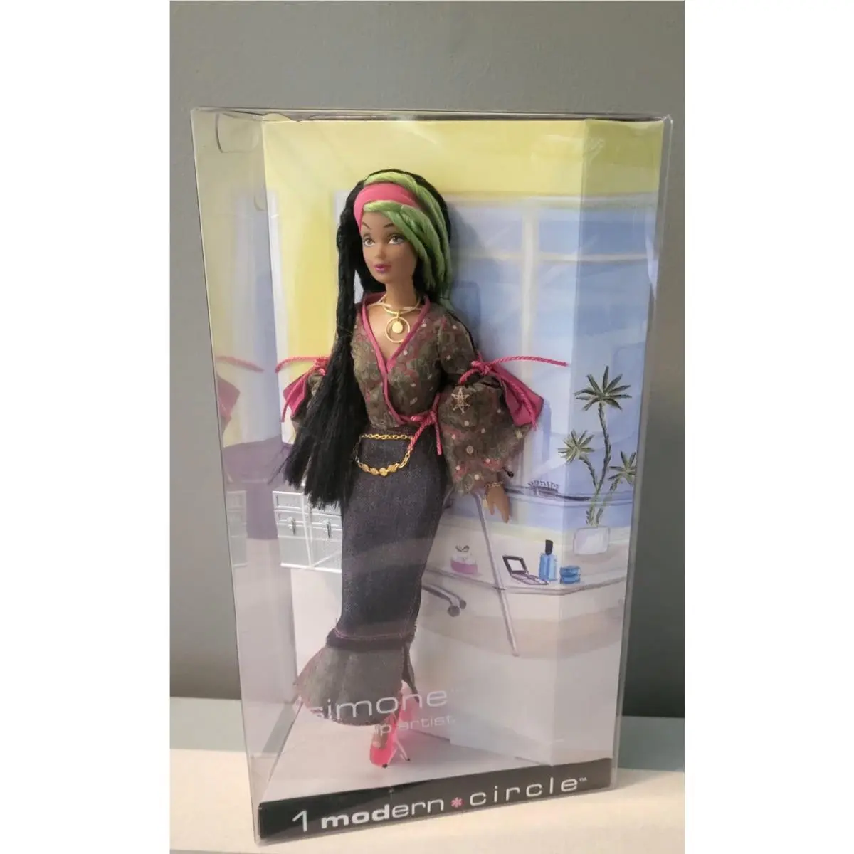 Barbie Modern Circle Simone Doll Steffi Face Make Up Artist B4473 Mattel