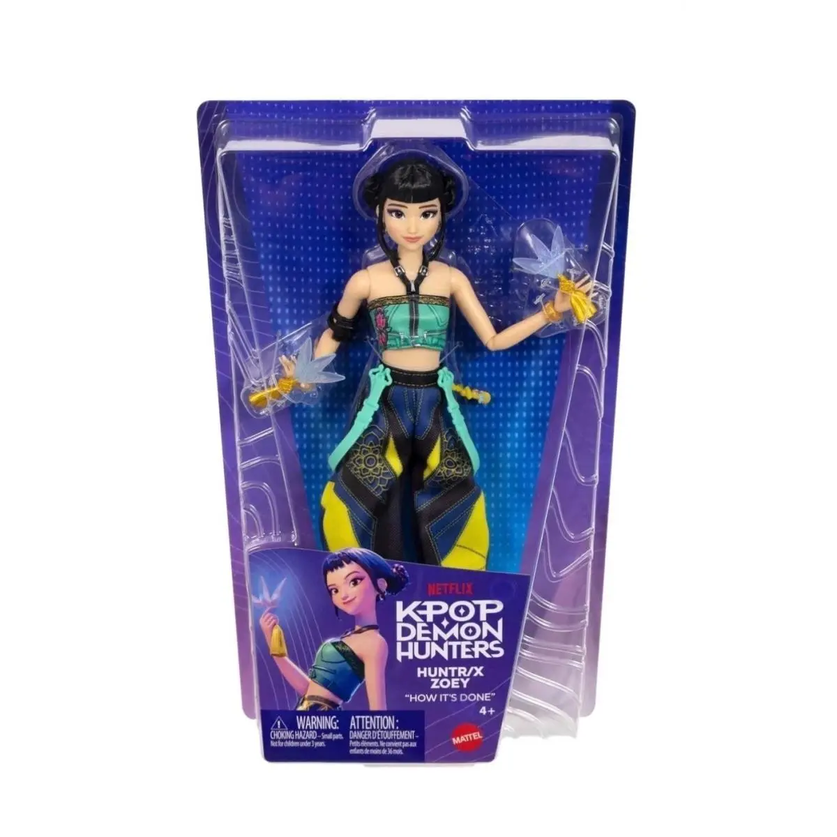 Kpop Demon Hunters Huntr/x Zoey How It`s Done Fashion Doll Mattel Netflix